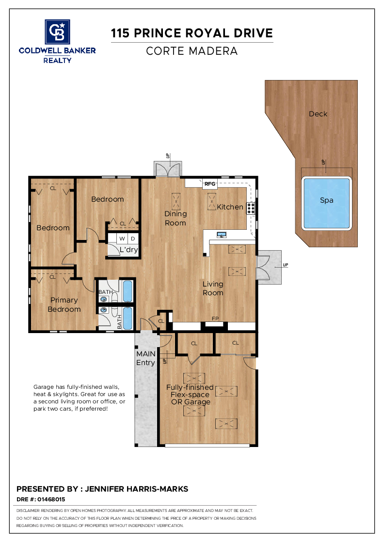 A floor Plan of the home