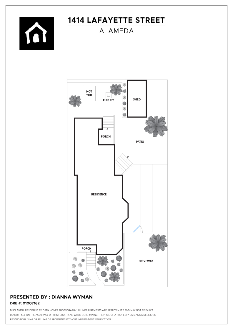 A floor Plan of the home