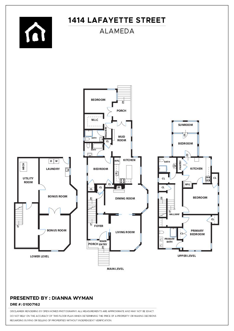 A floor Plan of the home