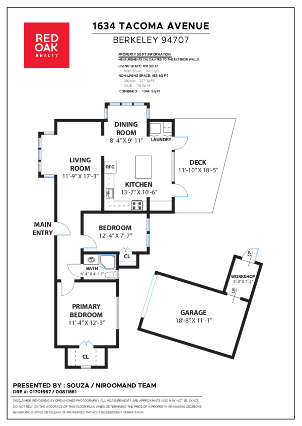 A floor Plan of the home