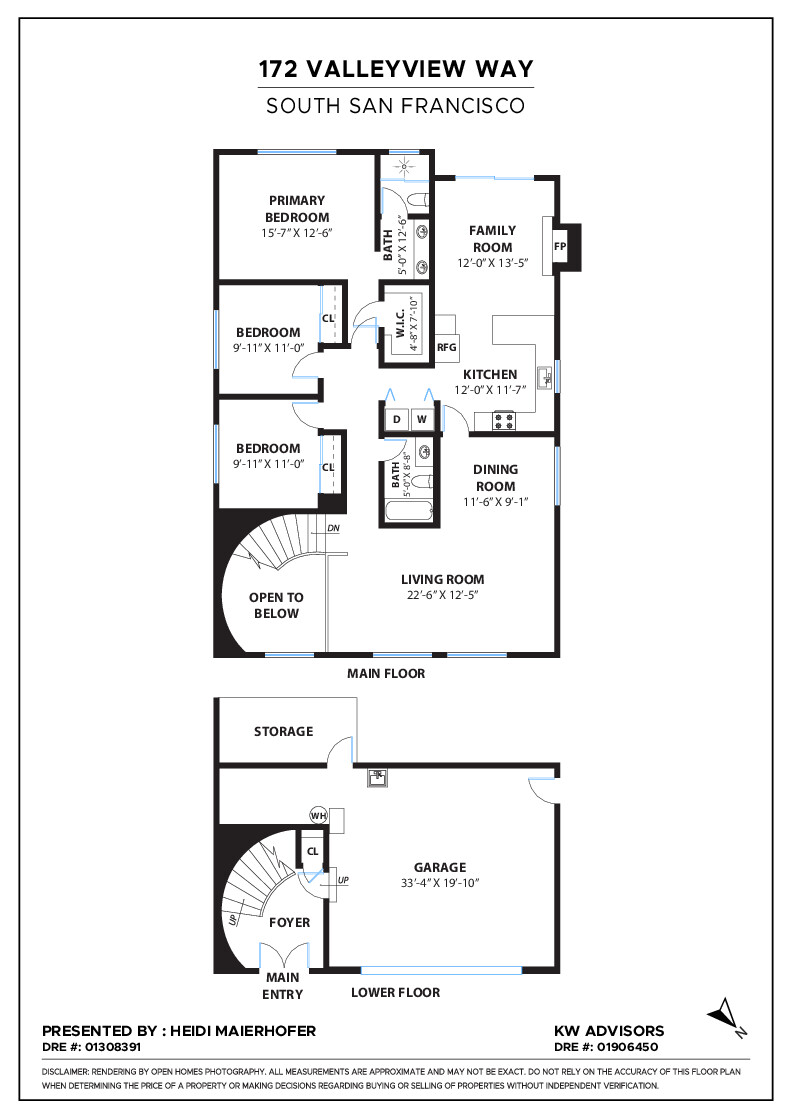 A floor Plan of the home