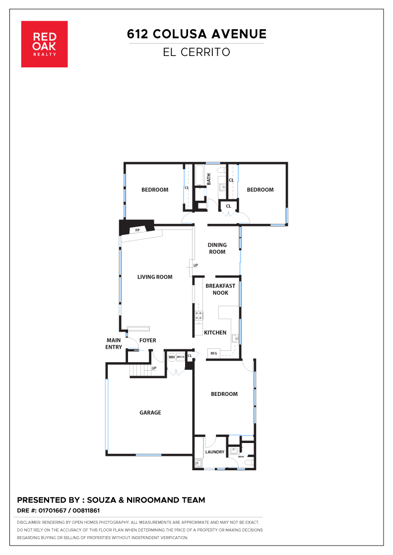 A floor Plan of the home