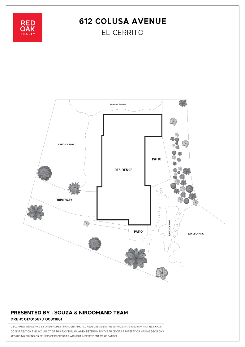 A floor Plan of the home